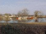 flooded house